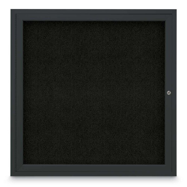 Sliding Door Indoor Enclosed Corkboard, 7